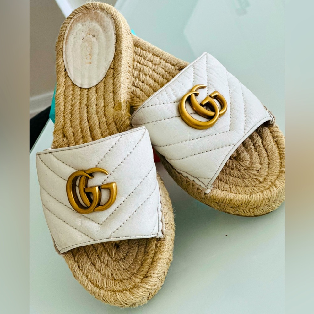 Gucci GG canvas Espadrille Sandal